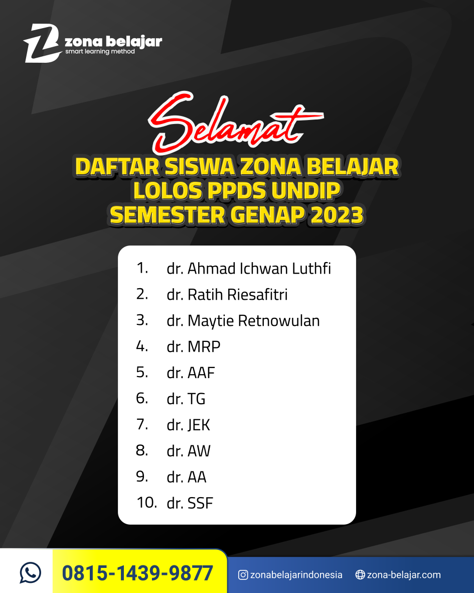 Lolos PPDS Undip